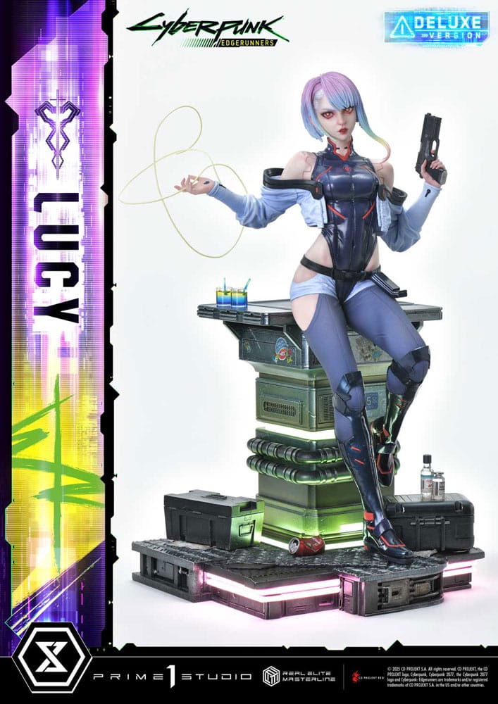 [PREORDINE] Cyberpunk: Edgerunners - Statua Lucy Deluxe Version 1/4 - Prime 1 Studio - 50 cm - Prime 1 Studio - Statue