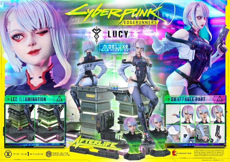 [PREORDINE] Cyberpunk: Edgerunners - Statua Lucy Deluxe Version 1/4 - Prime 1 Studio - 50 cm - Prime 1 Studio - Statue