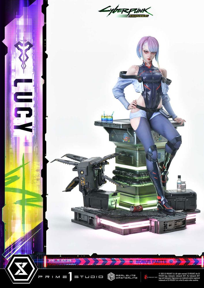 [PREORDINE] Cyberpunk: Edgerunners - Statua Lucy Real Elite Masterline 1/4 Deluxe Bonus 50 cm - Prime 1 Studio - Statue