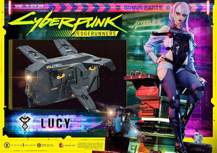 [PREORDINE] Cyberpunk: Edgerunners - Statua Lucy Real Elite Masterline 1/4 Deluxe Bonus 50 cm - Prime 1 Studio - Statue