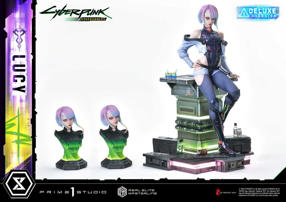 [PREORDINE] Cyberpunk: Edgerunners - Statua Lucy Real Elite Masterline 1/4 Deluxe Bonus 50 cm - Prime 1 Studio - Statue
