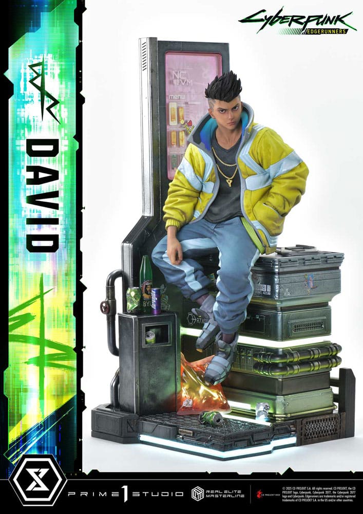 [PREORDINE] Cyberpunk: Edgerunners Statua Real Elite Masterline 1/4 David 58 cm - Prime 1 Studio - Statue