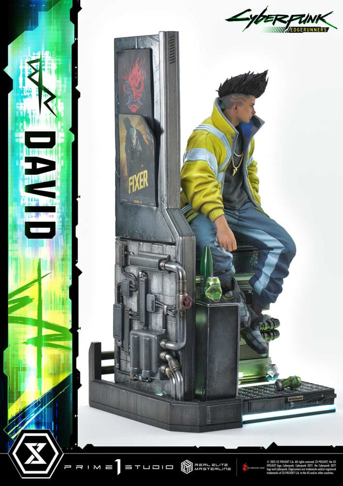 [PREORDINE] Cyberpunk: Edgerunners Statua Real Elite Masterline 1/4 David 58 cm - Prime 1 Studio - Statue