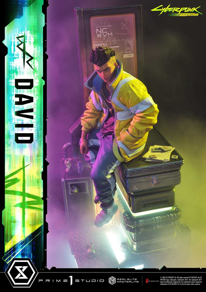 [PREORDINE] Cyberpunk: Edgerunners Statua Real Elite Masterline 1/4 David 58 cm - Prime 1 Studio - Statue