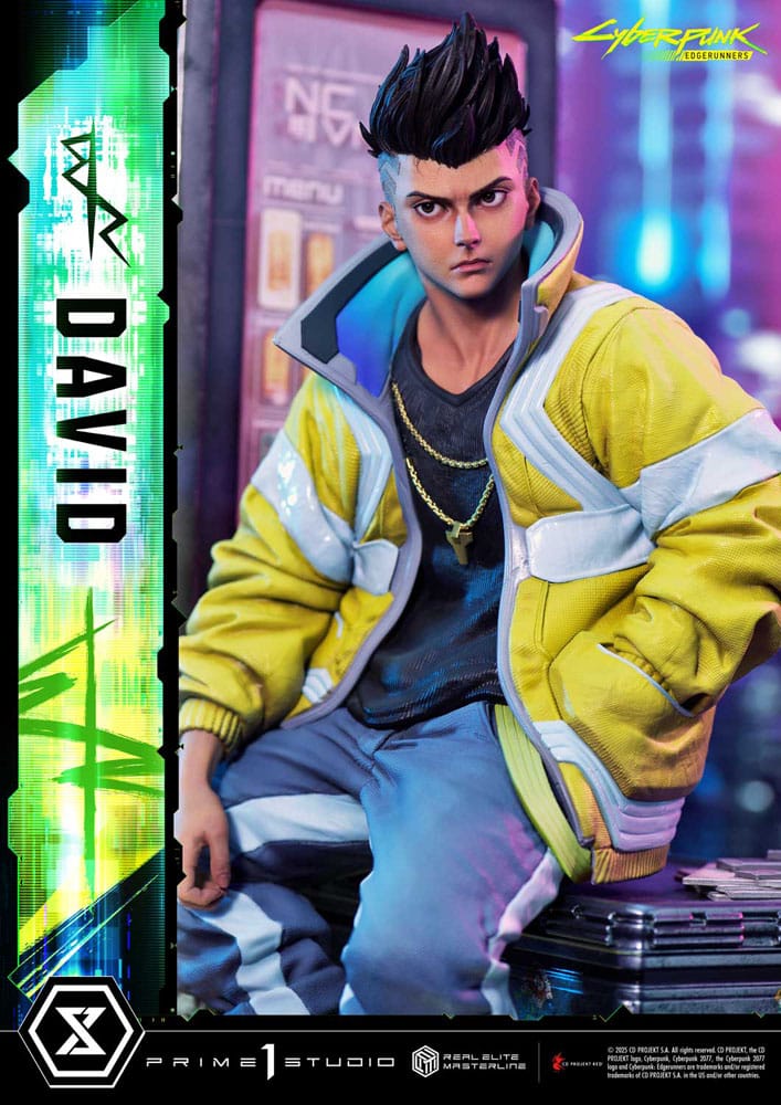 [PREORDINE] Cyberpunk: Edgerunners Statua Real Elite Masterline 1/4 David 58 cm - Prime 1 Studio - Statue