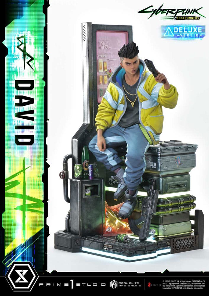 [PREORDINE] Cyberpunk: Edgerunners - Statua David Bonus Version 1/4 - 58 cm - Prime 1 Studio - Statue