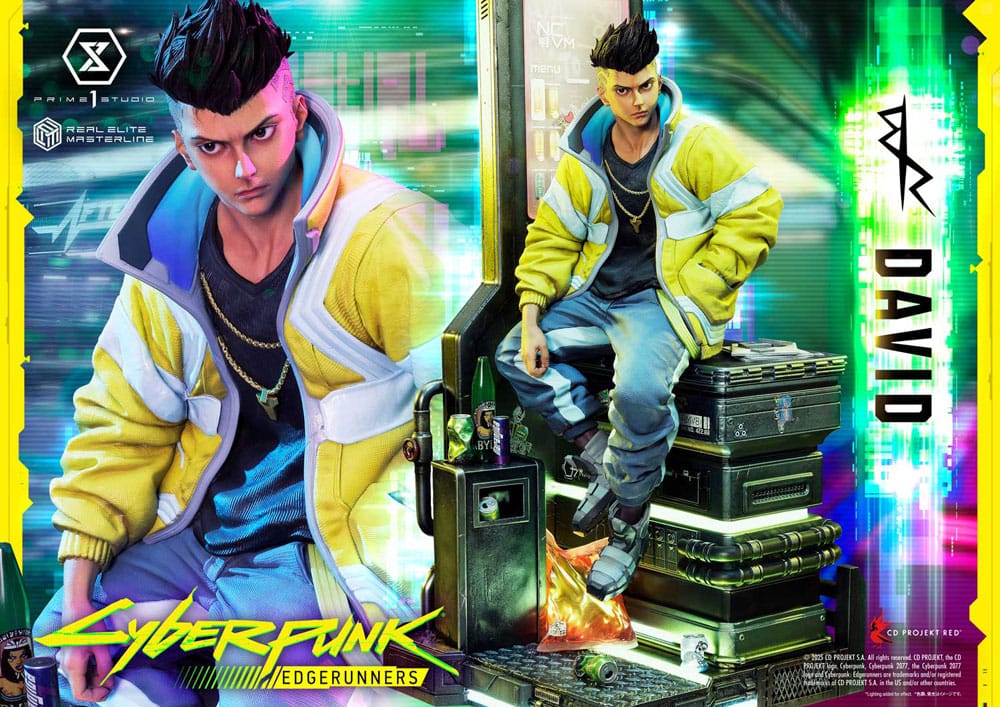 [PREORDINE] Cyberpunk: Edgerunners - Statua David Bonus Version 1/4 - 58 cm - Prime 1 Studio - Statue