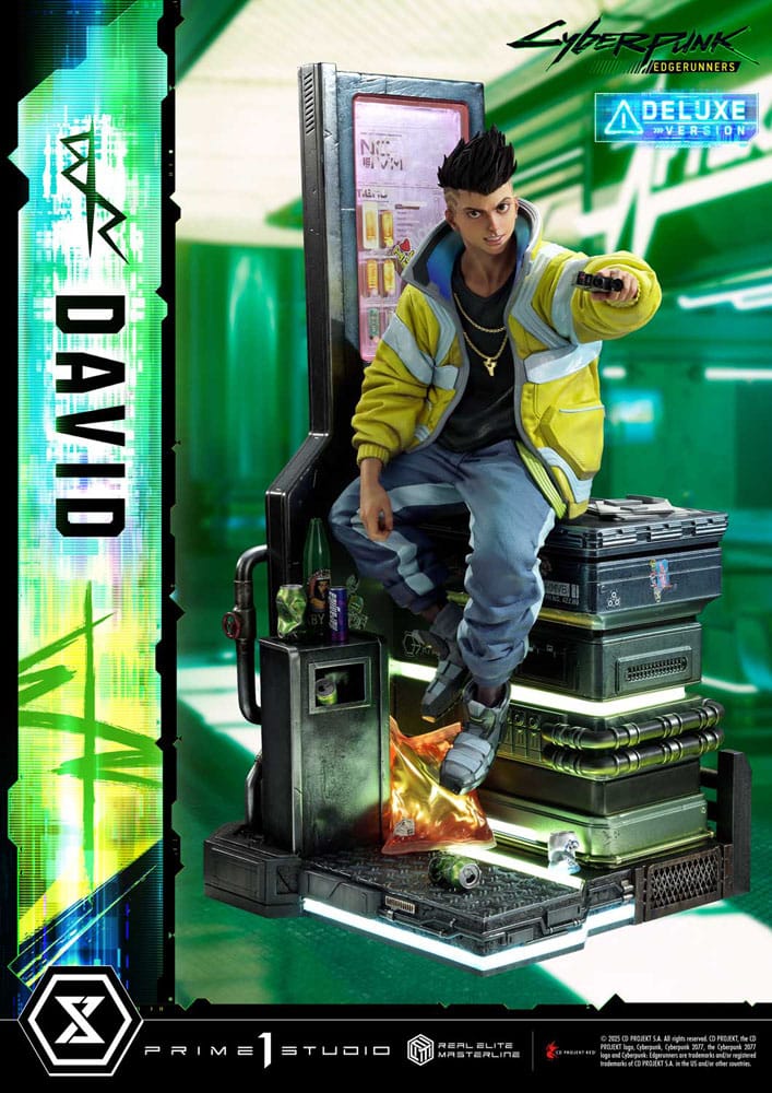 [PREORDINE] Cyberpunk: Edgerunners - Statua David Bonus Version 1/4 - 58 cm - Prime 1 Studio - Statue