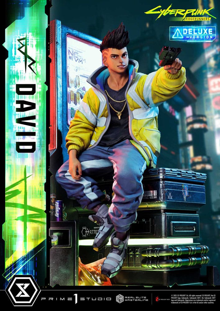 [PREORDINE] Cyberpunk: Edgerunners - Statua David Bonus Version 1/4 - 58 cm - Prime 1 Studio - Statue