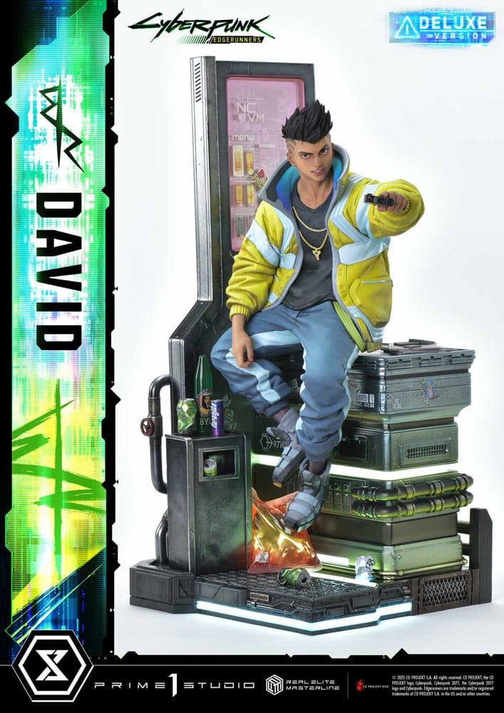 [PREORDINE] Cyberpunk: Edgerunners - Statua David Bonus Version 1/4 - 58 cm - Prime 1 Studio - Statue