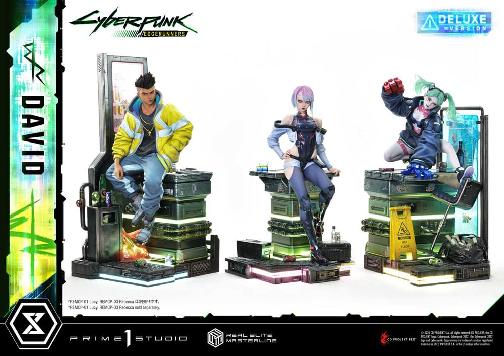 [PREORDINE] Cyberpunk: Edgerunners - Statua David Bonus Version 1/4 - 58 cm - Prime 1 Studio - Statue
