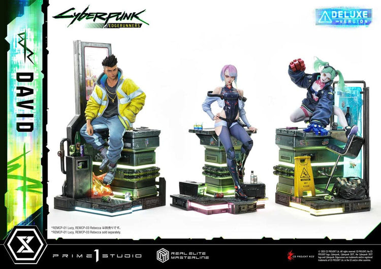 [PREORDINE] Cyberpunk: Edgerunners - Statua David Bonus Version 1/4 - 58 cm - Prime 1 Studio - Statue