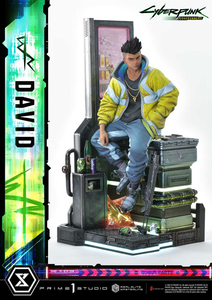 [PREORDINE] Cyberpunk: Edgerunners - Statua David Martinez Deluxe Bonus Version 1/4 - 58 cm - Prime 1 Studio - Statue