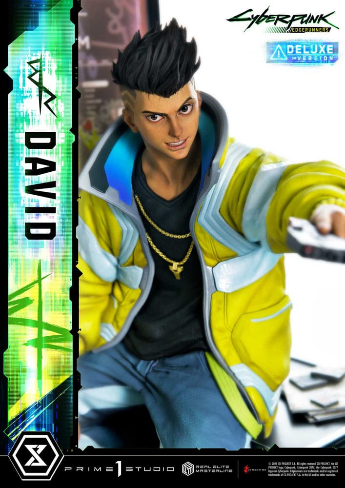 [PREORDINE] Cyberpunk: Edgerunners - Statua David Martinez Deluxe Bonus Version 1/4 - 58 cm - Prime 1 Studio - Statue