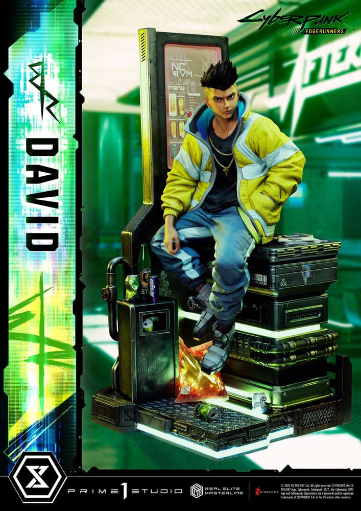 [PREORDINE] Cyberpunk: Edgerunners - Statua David Martinez Deluxe Bonus Version 1/4 - 58 cm - Prime 1 Studio - Statue