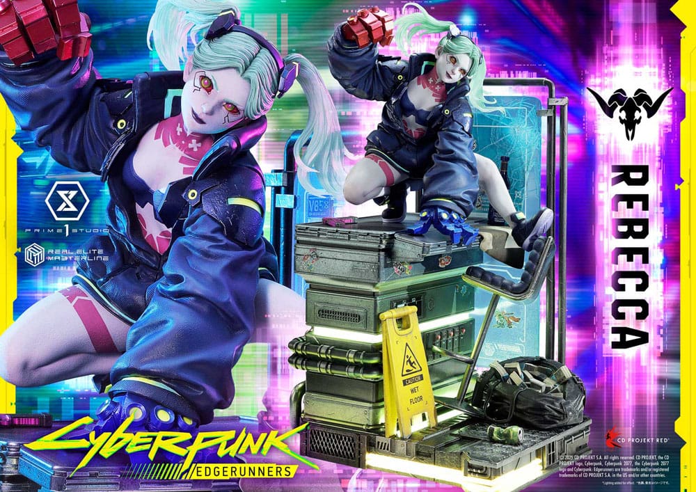 [PREORDINE] Cyberpunk: Edgerunners Statua Real Elite Masterline 1/4 Rebecca 54 cm - Prime 1 Studio - Statue