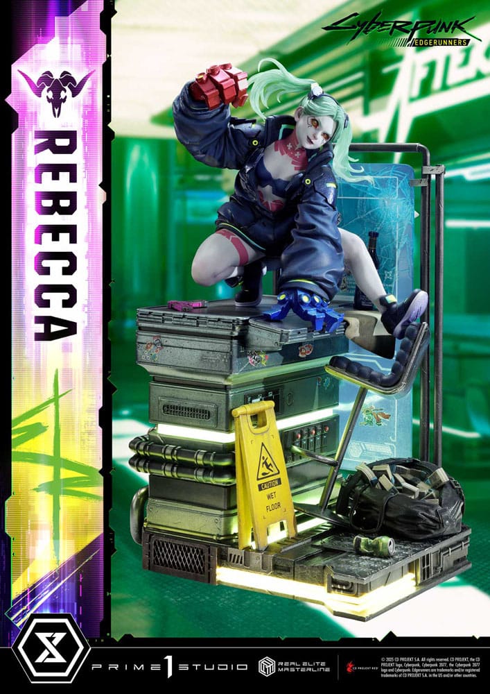 [PREORDINE] Cyberpunk: Edgerunners Statua Real Elite Masterline 1/4 Rebecca 54 cm - Prime 1 Studio - Statue
