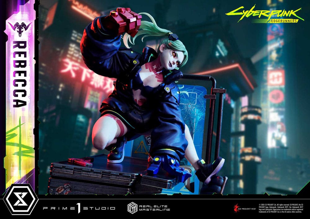 [PREORDINE] Cyberpunk: Edgerunners Statua Real Elite Masterline 1/4 Rebecca 54 cm - Prime 1 Studio - Statue