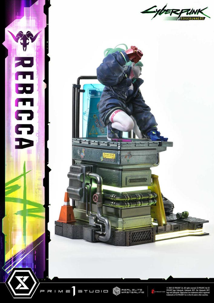 [PREORDINE] Cyberpunk: Edgerunners Statua Real Elite Masterline 1/4 Rebecca 54 cm - Prime 1 Studio - Statue