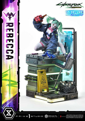 [PREORDINE] Cyberpunk: Edgerunners Statua Rebecca Deluxe Bonus Version 54 cm - Prime 1 Studio - Statue