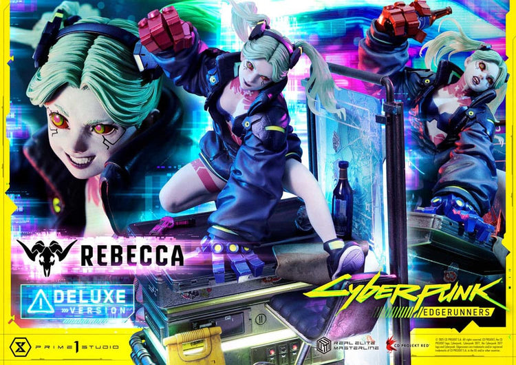 [PREORDINE] Cyberpunk: Edgerunners Statua Rebecca Deluxe Bonus Version 54 cm - Prime 1 Studio - Statue