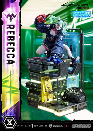 [PREORDINE] Cyberpunk: Edgerunners Statua Rebecca Deluxe Bonus Version 54 cm - Prime 1 Studio - Statue