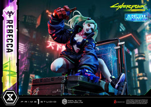 [PREORDINE] Cyberpunk: Edgerunners Statua Rebecca Deluxe Bonus Version 54 cm - Prime 1 Studio - Statue