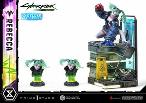 [PREORDINE] Cyberpunk: Edgerunners Statua Rebecca Deluxe Bonus Version 54 cm - Prime 1 Studio - Statue