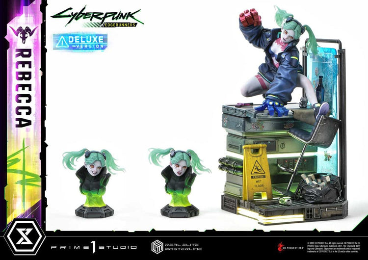 [PREORDINE] Cyberpunk: Edgerunners Statua Rebecca Deluxe Bonus Version 54 cm - Prime 1 Studio - Statue