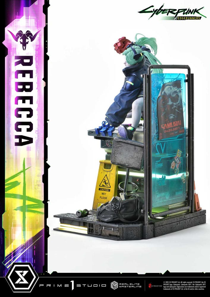 [PREORDINE] Cyberpunk: Edgerunners Statua Rebecca Deluxe Bonus Version 54 cm - Prime 1 Studio - Statue