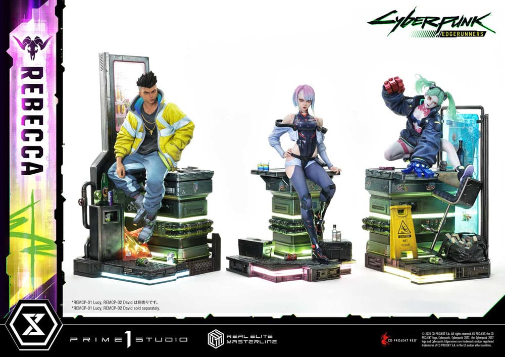 [PREORDINE] Cyberpunk: Edgerunners Statua Rebecca Deluxe Bonus Version 54 cm - Prime 1 Studio - Statue