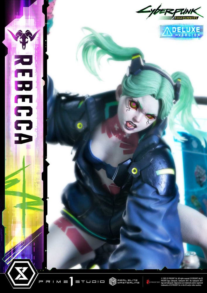 [PREORDINE] Cyberpunk: Edgerunners Statua Rebecca Deluxe Bonus Version 54 cm - Prime 1 Studio - Statue