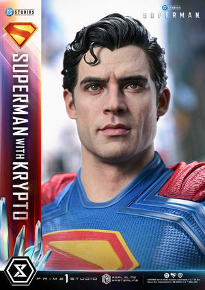[PREORDINE] Superman (2025) Statue Real Elite Masterline 1/3 con Krypto 95 cm - Prime 1 Studio - Statue