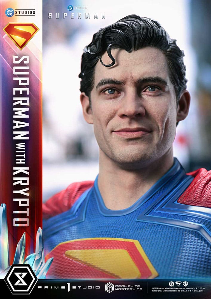 [PREORDINE] Superman (2025) Statue Real Elite Masterline 1/3 con Krypto 95 cm - Prime 1 Studio - Statue