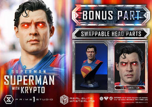 [PREORDINE] Superman (2025) Statue Real Elite Masterline 1/3 con Krypto Bonus Version 95 cm - Prime 1 Studio - Statue