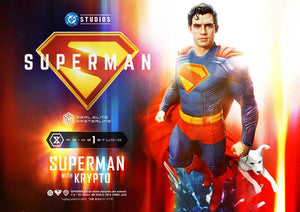 [PREORDINE] Superman (2025) Statue Real Elite Masterline 1/3 con Krypto Bonus Version 95 cm - Prime 1 Studio - Statue
