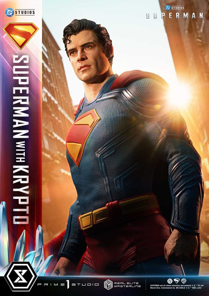 [PREORDINE] Superman (2025) Statue Real Elite Masterline 1/3 con Krypto Bonus Version 95 cm - Prime 1 Studio - Statue