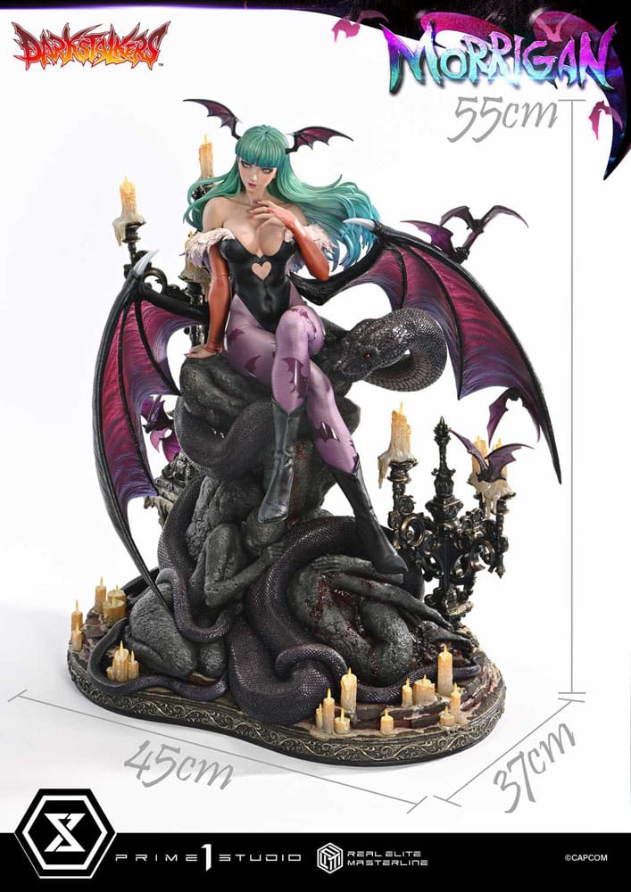 [PREORDINE] Statua Darkstalkers Morrigan Real Elite Masterline 1/4 Bonus Version 55 cm - Prime 1 Studio - Statue