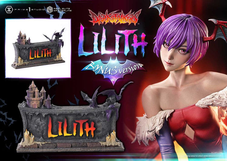 [PREORDINE] Darkstalkers Statua Real Elite Masterline 1/4 Lilith Bonus Version 52 cm - Prime 1 Studio - Statue