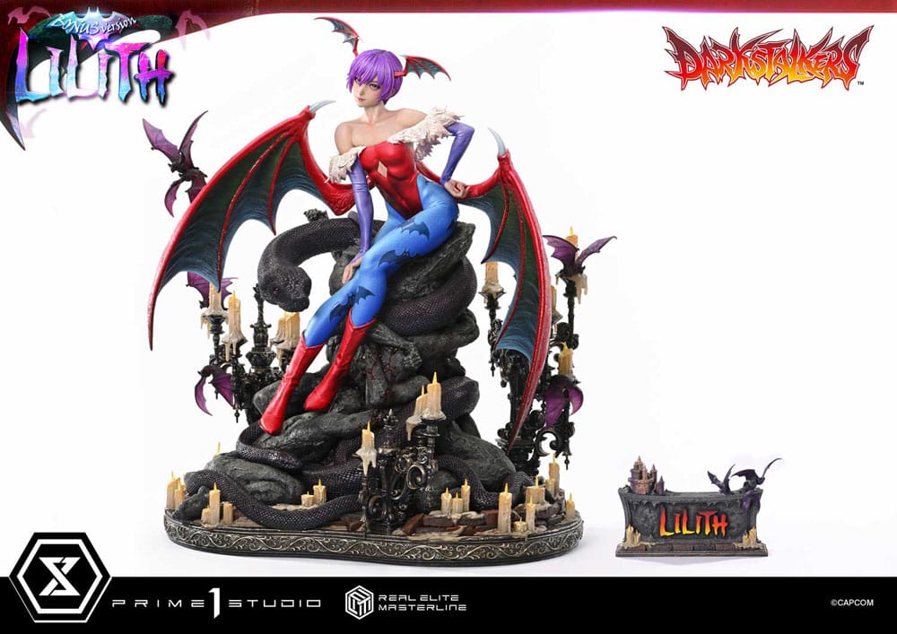 [PREORDINE] Darkstalkers Statua Real Elite Masterline 1/4 Lilith Bonus Version 52 cm - Prime 1 Studio - Statue