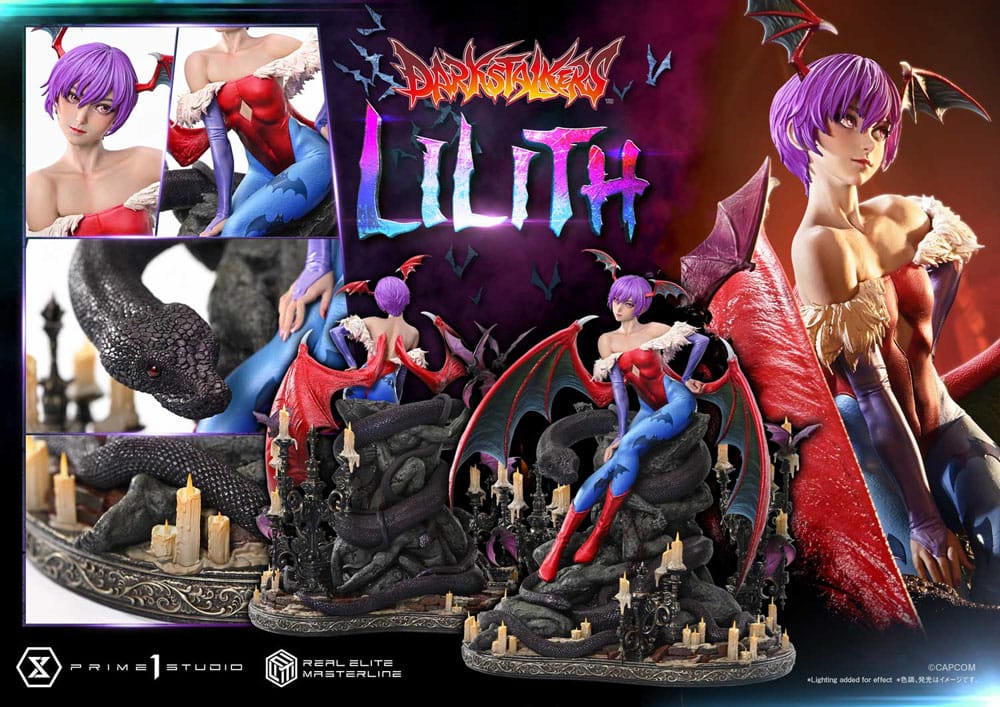 [PREORDINE] Darkstalkers Statua Real Elite Masterline 1/4 Lilith Bonus Version 52 cm - Prime 1 Studio - Statue
