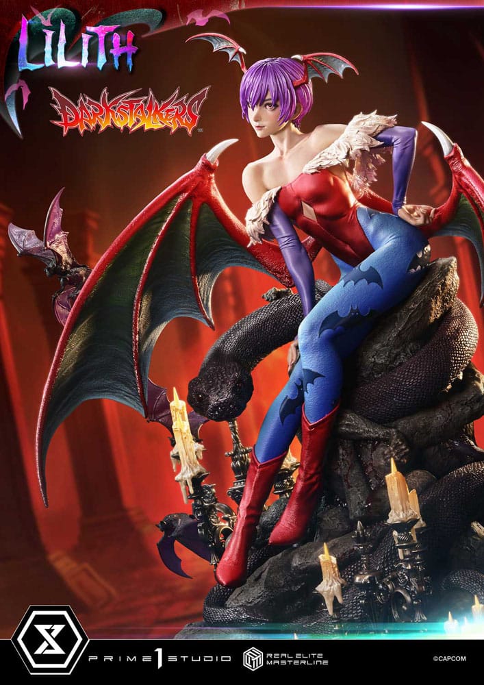[PREORDINE] Darkstalkers Statua Real Elite Masterline 1/4 Lilith Bonus Version 52 cm - Prime 1 Studio - Statue