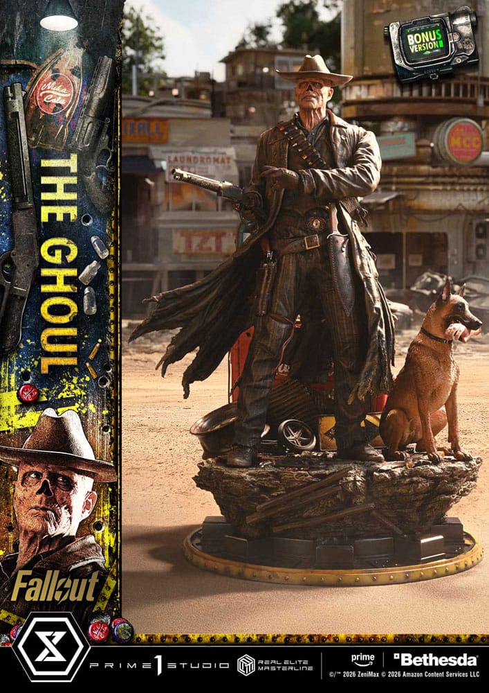 [PREORDINE] Fallout (Serie TV) Statua Real Elite Masterline 1/4 The Ghoul DX Bonus Version 64 cm - Prime 1 Studio - Statue