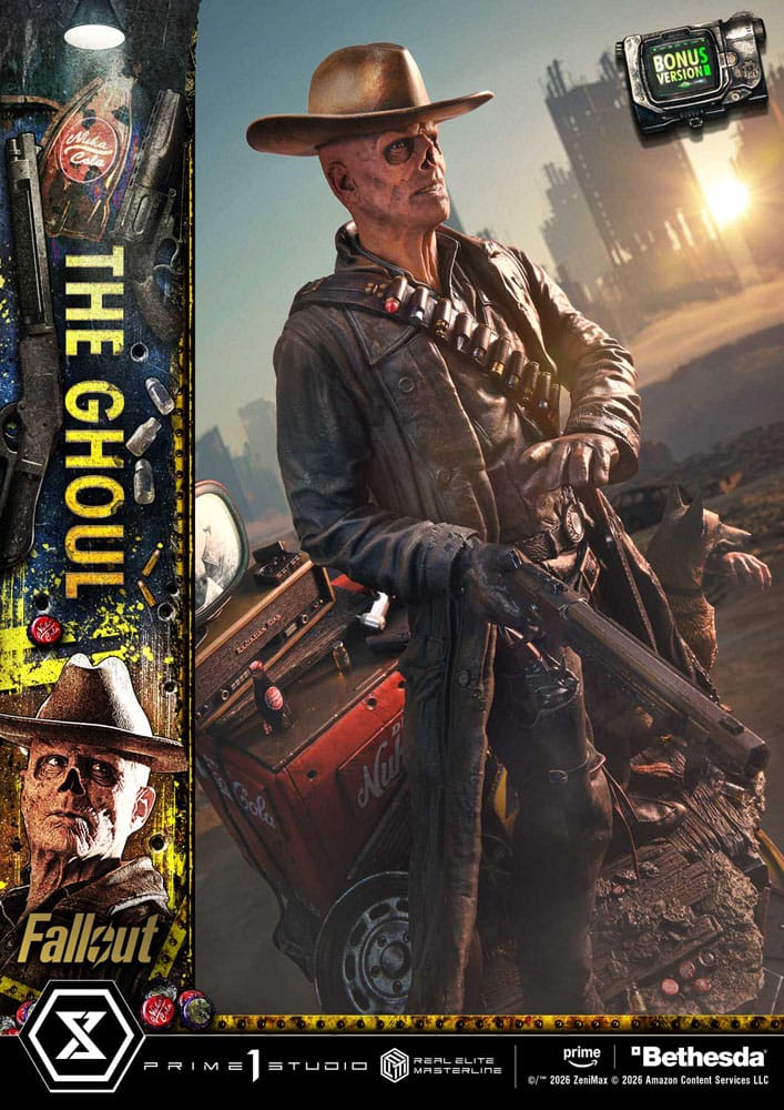 [PREORDINE] Fallout (Serie TV) Statua Real Elite Masterline 1/4 The Ghoul DX Bonus Version 64 cm - Prime 1 Studio - Statue