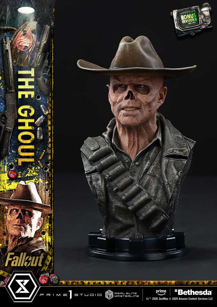 [PREORDINE] Fallout (Serie TV) Statua Real Elite Masterline 1/4 The Ghoul DX Bonus Version 64 cm - Prime 1 Studio - Statue