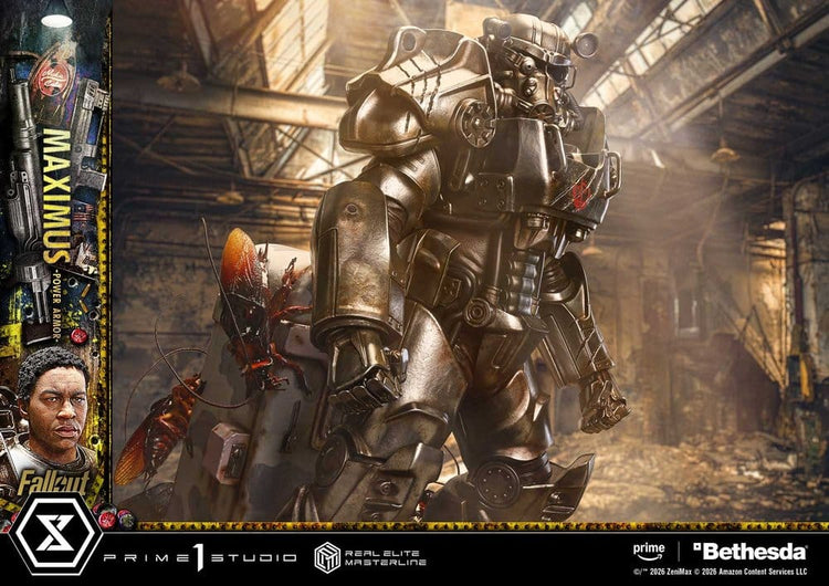 [PREORDINE] Fallout Statua Real Elite Masterline 1/4 Maximus Power Armor 67 cm - Prime 1 Studio - Statue