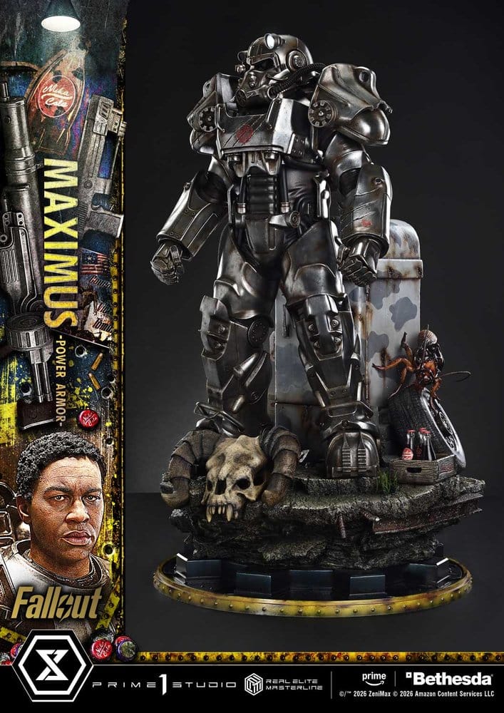 [PREORDINE] Fallout Statua Real Elite Masterline 1/4 Maximus Power Armor 67 cm - Prime 1 Studio - Statue