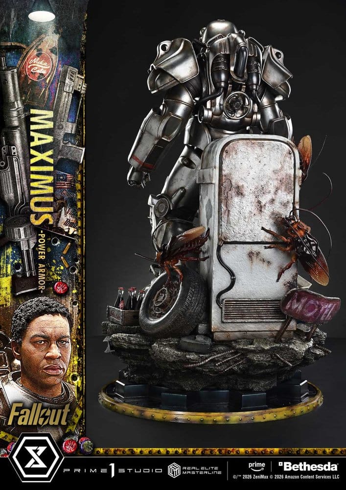 [PREORDINE] Fallout Statua Real Elite Masterline 1/4 Maximus Power Armor 67 cm - Prime 1 Studio - Statue