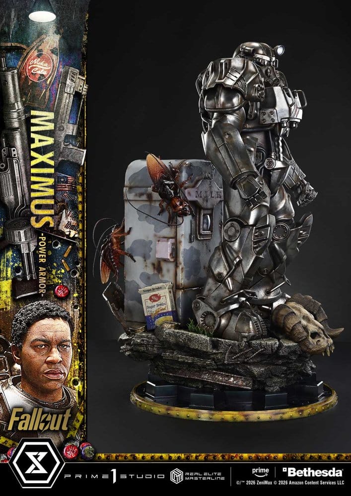 [PREORDINE] Fallout Statua Real Elite Masterline 1/4 Maximus Power Armor 67 cm - Prime 1 Studio - Statue