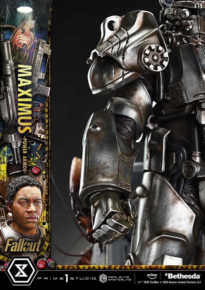 [PREORDINE] Fallout Statua Real Elite Masterline 1/4 Maximus Power Armor 67 cm - Prime 1 Studio - Statue